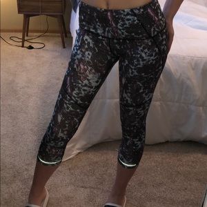 Lululemon printed 7/8 lengths leggings